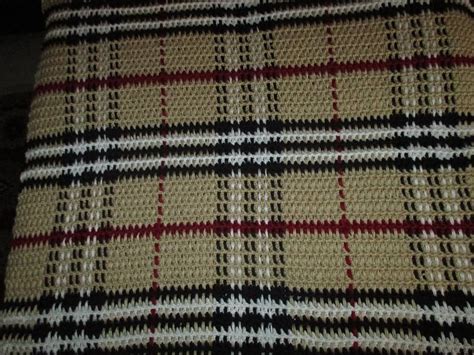 burberry throw blanket|crochet Burberry blanket yarn patterns.